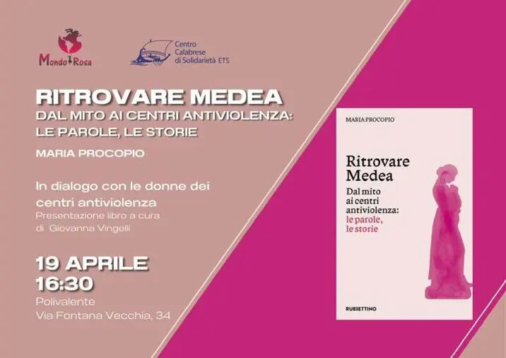Catanzaro, domani la presentazione del libro di Maria Procopio “Ritrovare Medea" images Catanzaro, domani la presentazione del libro di Maria Procopio “Ritrovare Medea"