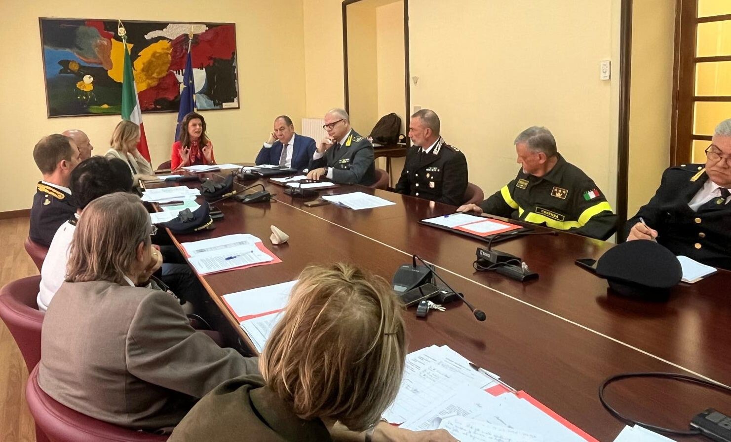 images Giro d'Italia a Cosenza, riunito in prefettura il comitato per l'ordine e la sicurezza pubblica