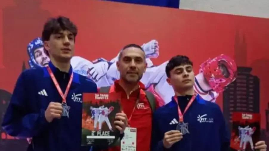 images IL CONI Calabria celebra le medaglie d’argento al Tirana Trophy di Roberto Tornello e 
Alessandro Perri