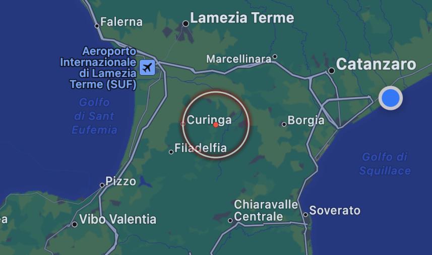 images Trema la terra nella provincia di Catanzaro: lieve scossa a Jacurso