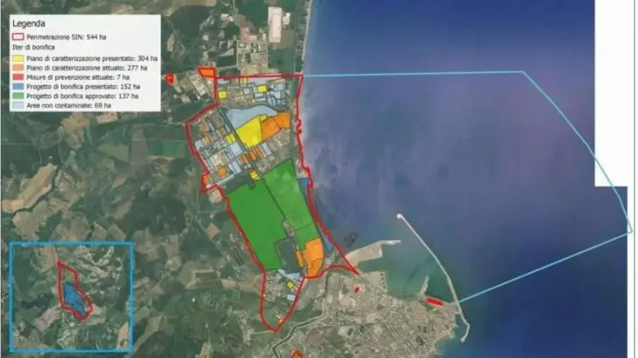 images Sin Crotone, sospeso l'avvio della bonifica: il Tar accoglie la richiesta della Regione