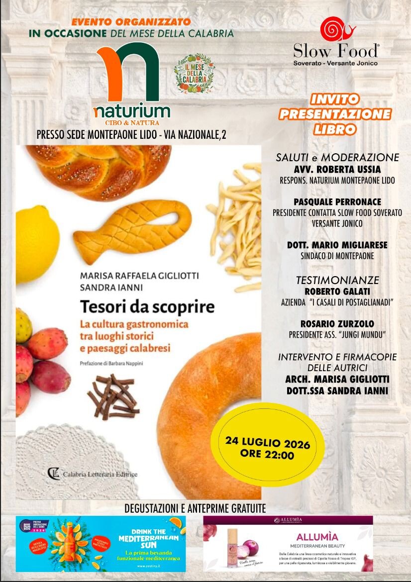 Montepaone, i “Tesori da scoprire” della Calabria: tra cultura, sapori e identità
images Montepaone, i “Tesori da scoprire” della Calabria: tra cultura, sapori e identità