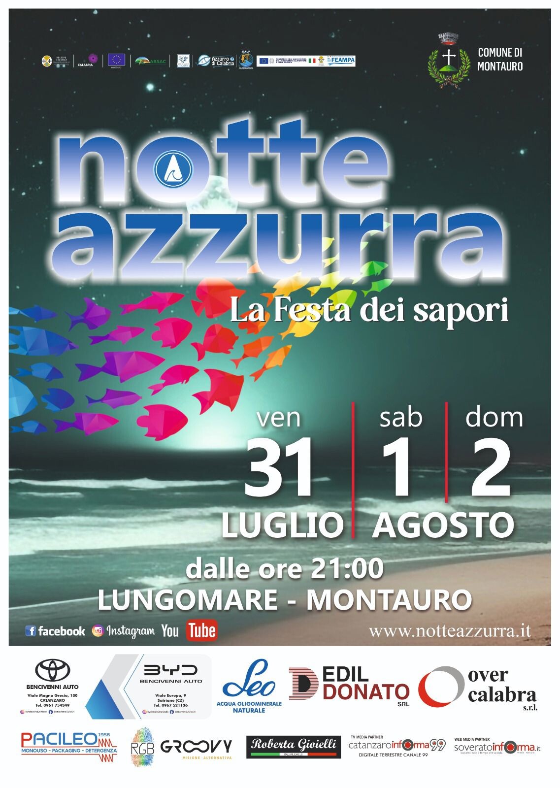 La Notte Azzurra svela il cartellone musicale: tre serate di live sul lungomare di Montauro images La Notte Azzurra svela il cartellone musicale: tre serate di live sul lungomare di Montauro