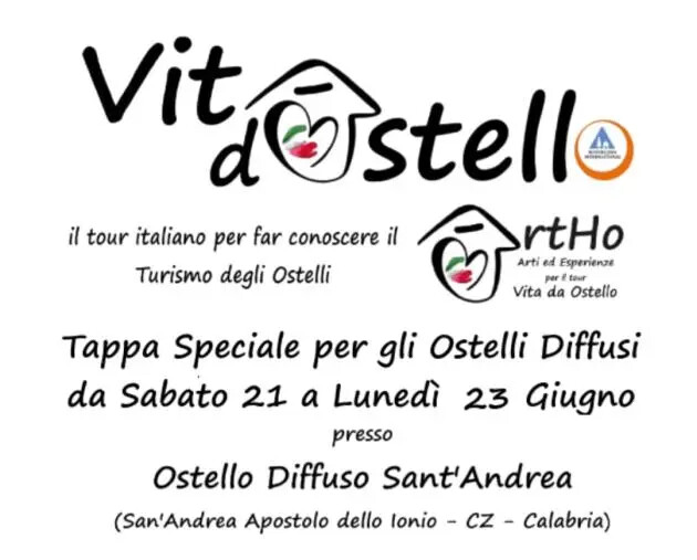 images Tour "Vita da Ostello con ArtHo" approda in Calabria nell'Ostello Diffuso di Sant'Andrea Apostolo dello Ionio