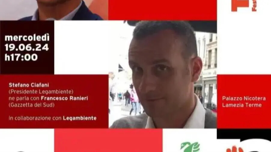 Legambiente, il presidente nazionale Ciafani in Calabria: oggi a Crotone e domani a Lamezia images Legambiente, il presidente nazionale Ciafani in Calabria: oggi a Crotone e domani a Lamezia