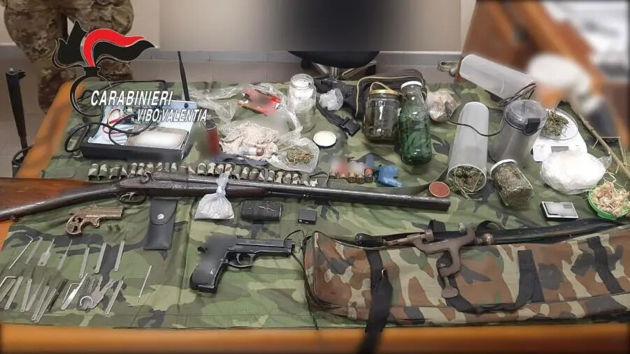 Sequestrate armi e droga a San Costantino Calabro: un arresto images Sequestrate armi e droga a San Costantino Calabro: un arresto