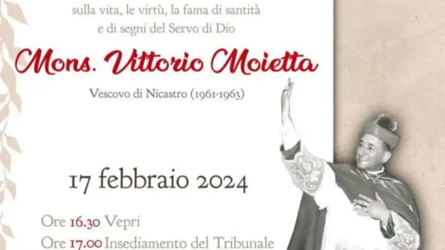 A Lamezia sabato 17 febbraio la sessione di apertura dell’Inchiesta diocesana su Mons. Vittorio Moietta images A Lamezia sabato 17 febbraio la sessione di apertura dell’Inchiesta diocesana su Mons. Vittorio Moietta