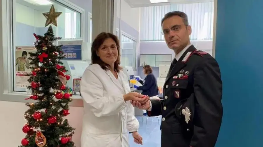 images Reggio, un "regalo di Natale" salva vita: la straordinaria collaborazione tra l'Arma e la sanità per un trapianto di midollo 