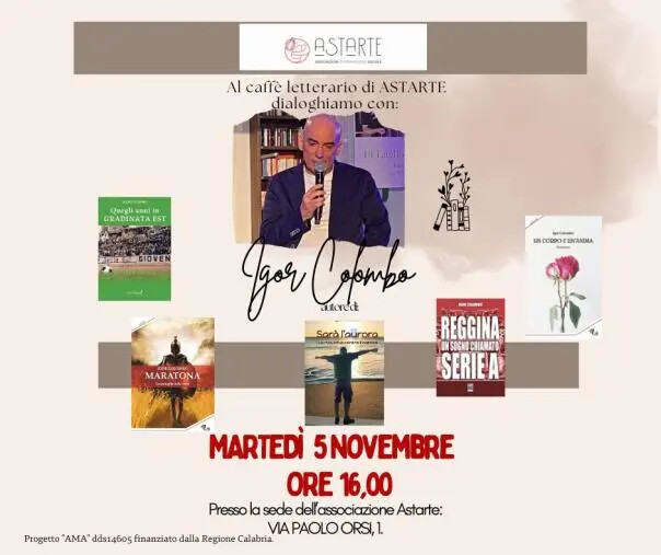 Catanzaro, Igor Colombo presenta il suo ultimo libro "Sarà l'aurora-la mia lotta contro il cancro" images Catanzaro, Igor Colombo presenta il suo ultimo libro "Sarà l'aurora-la mia lotta contro il cancro"