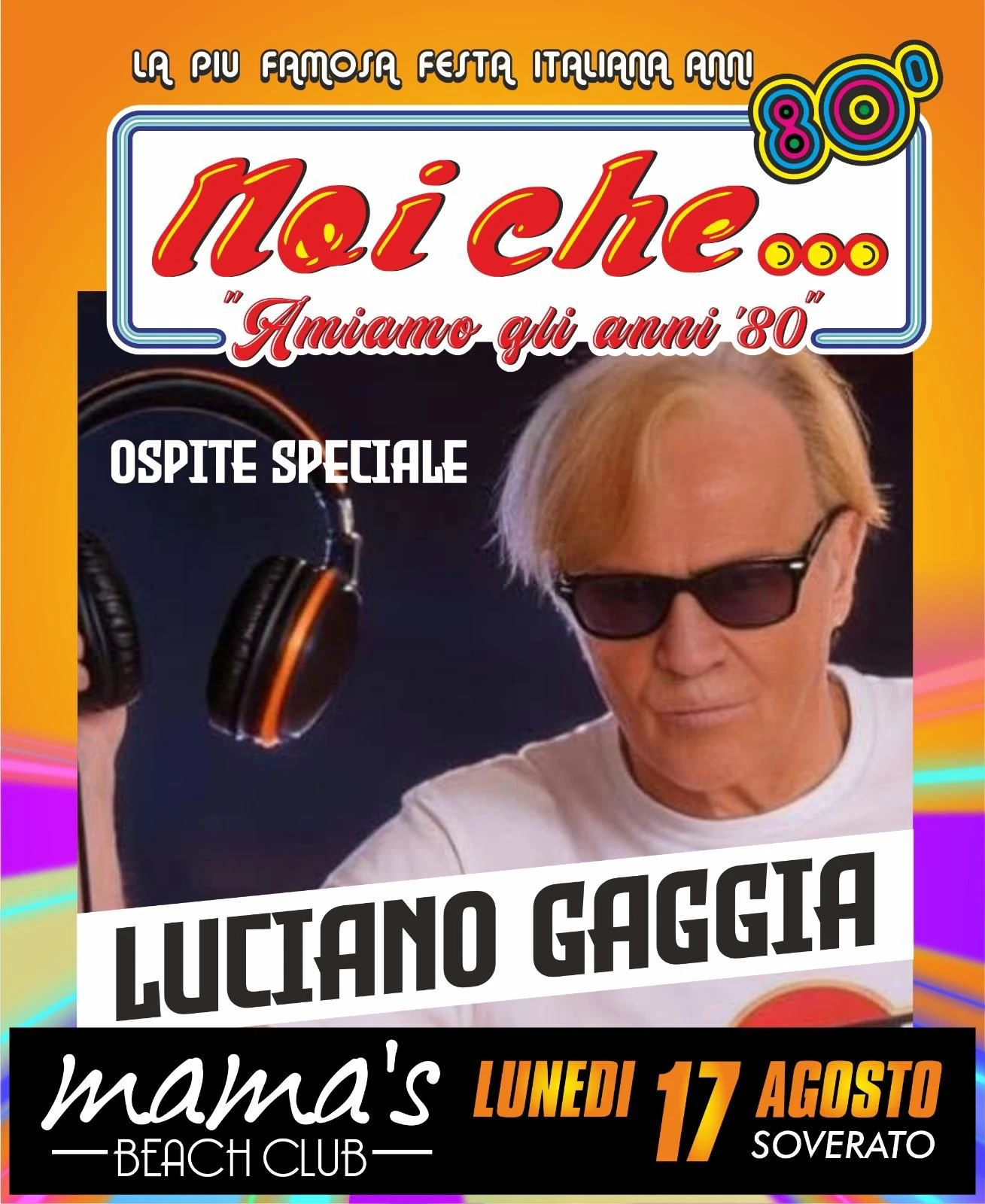 "Noi che..." porta a Soverato una leggenda della consolle: Luciano Gaggia è il primo superospite del 2026