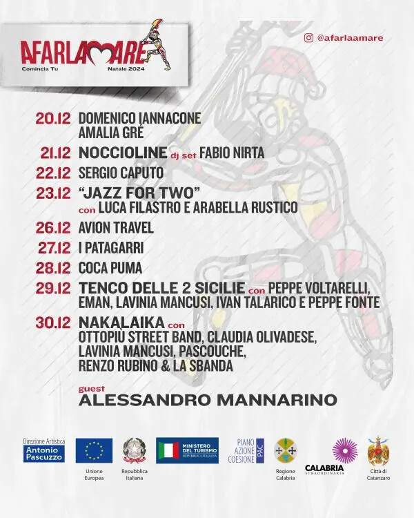 images "A farla amare", dopo le anticipazioni ulteriori dettagli e i luoghi degli eventi di Natale a Catanzaro