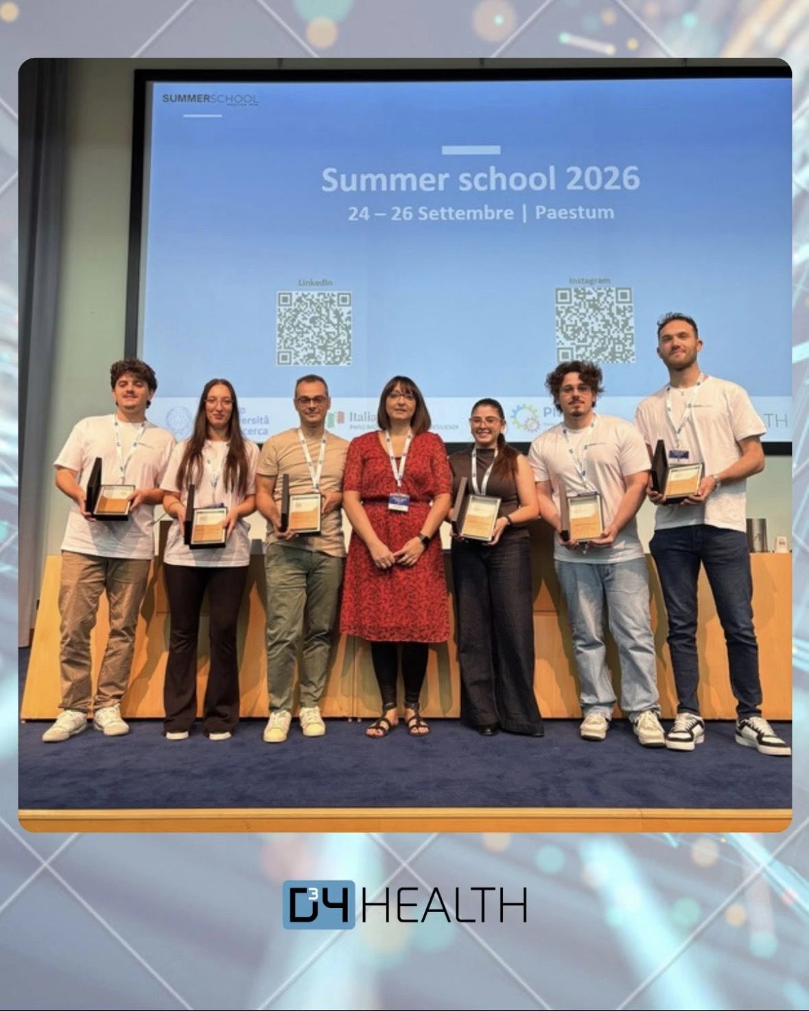 L'Università Magna Græcia di Catanzaro protagonista alla Summer School & Hackathon D³4Health