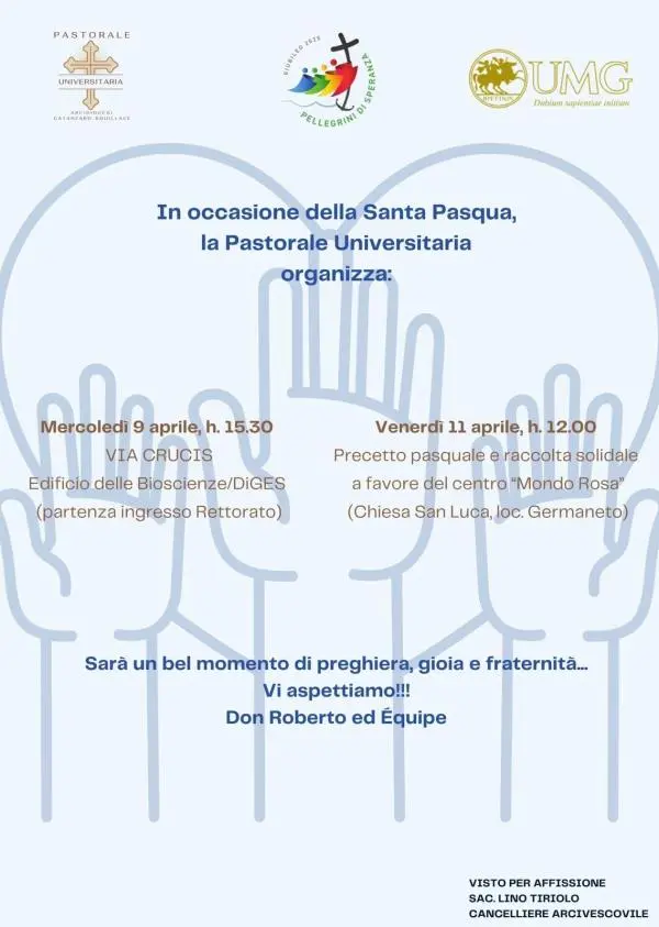 images UMG Catanzaro tra spiritualità e solidarietà: il programma pasquale della Pastorale universitaria 