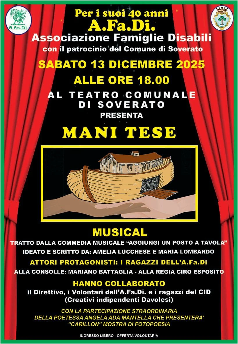 Mani Tese per i 40 anni dell'A.Fa.Di.