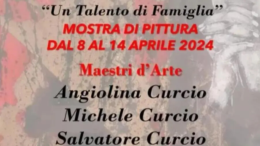 images "Un talento di famiglia": all'Ex Stac&nbsp;l'inaugurazione della mostra di pittura dei maestri d'arte Curcio 