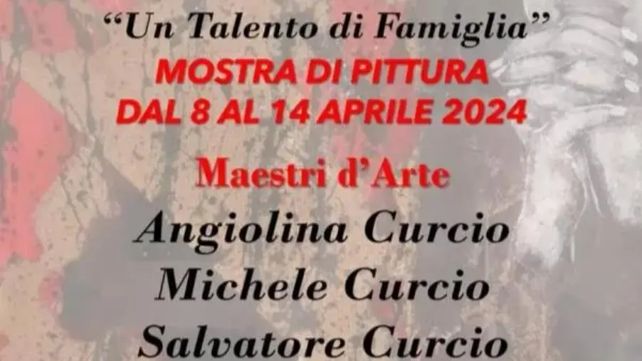 images "Un talento di famiglia": all'Ex Stac l'inaugurazione della mostra di pittura dei maestri d'arte Curcio 