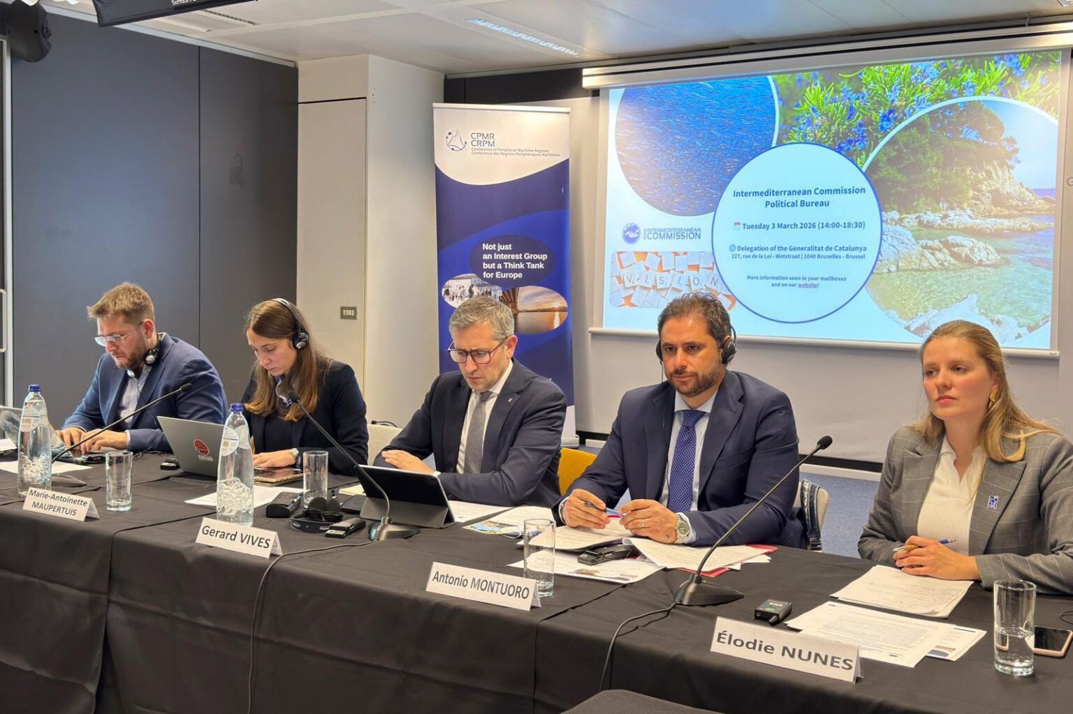 images Montuoro a Bruxelles: focus CIM su clima, acqua e continuità territoriale: “Patto Mediterraneo dia centralità a Regioni”