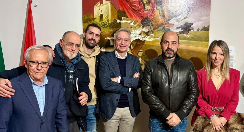images Caraffa e la “Gloria di Scanderbeg”: inaugurata l’opera di Giuseppe Rocca