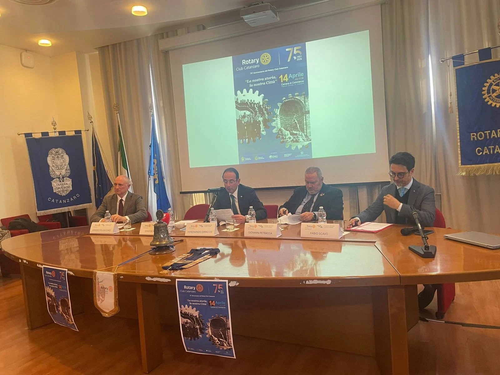 Catanzaro, il Rotary Club celebra 75 anni di servizio, valori e impegno per la comunità