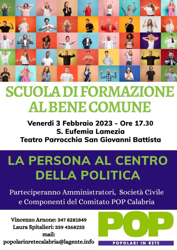 images Lamezia, scuola di formazione al bene comune: domani l'incontro al teatro parrocchiale