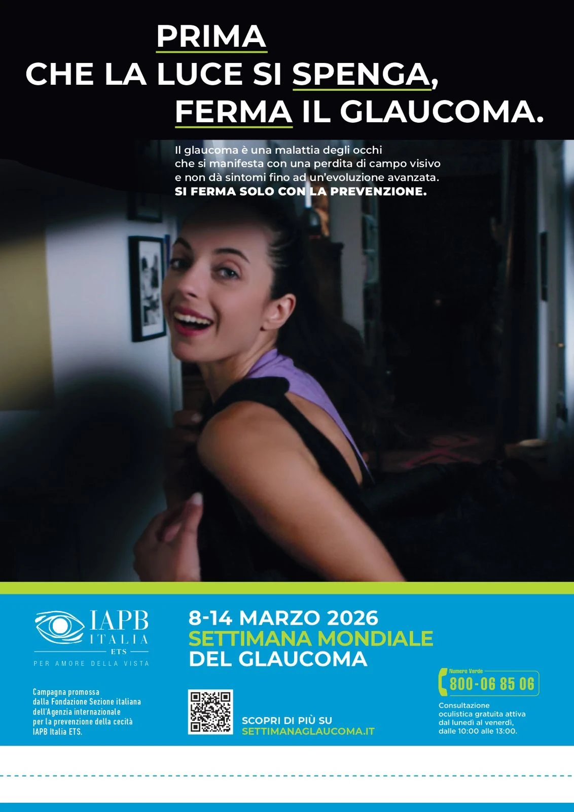 Settimana mondiale del Glaucoma, il "ladro silenzioso" della vista: a Rende controlli gratuiti 