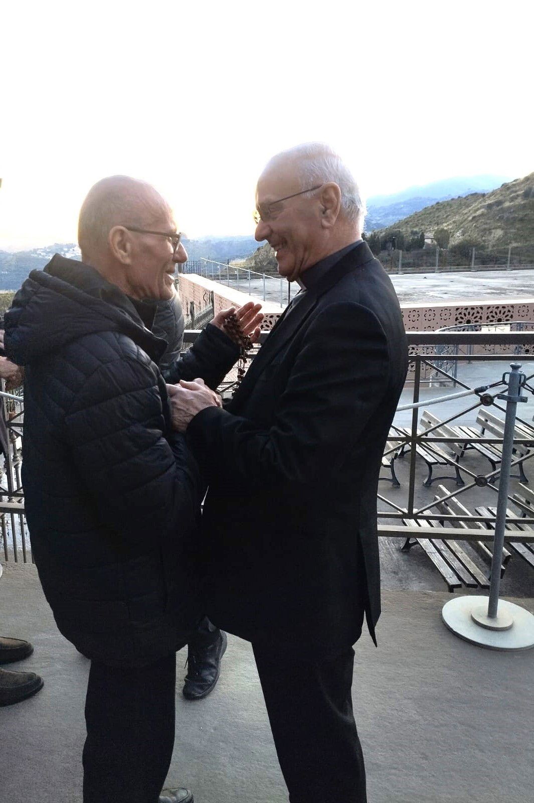 images Monsignor Galantino in visita al Santuario della Vergine Immacolata, Nostra Signora dello Scoglio