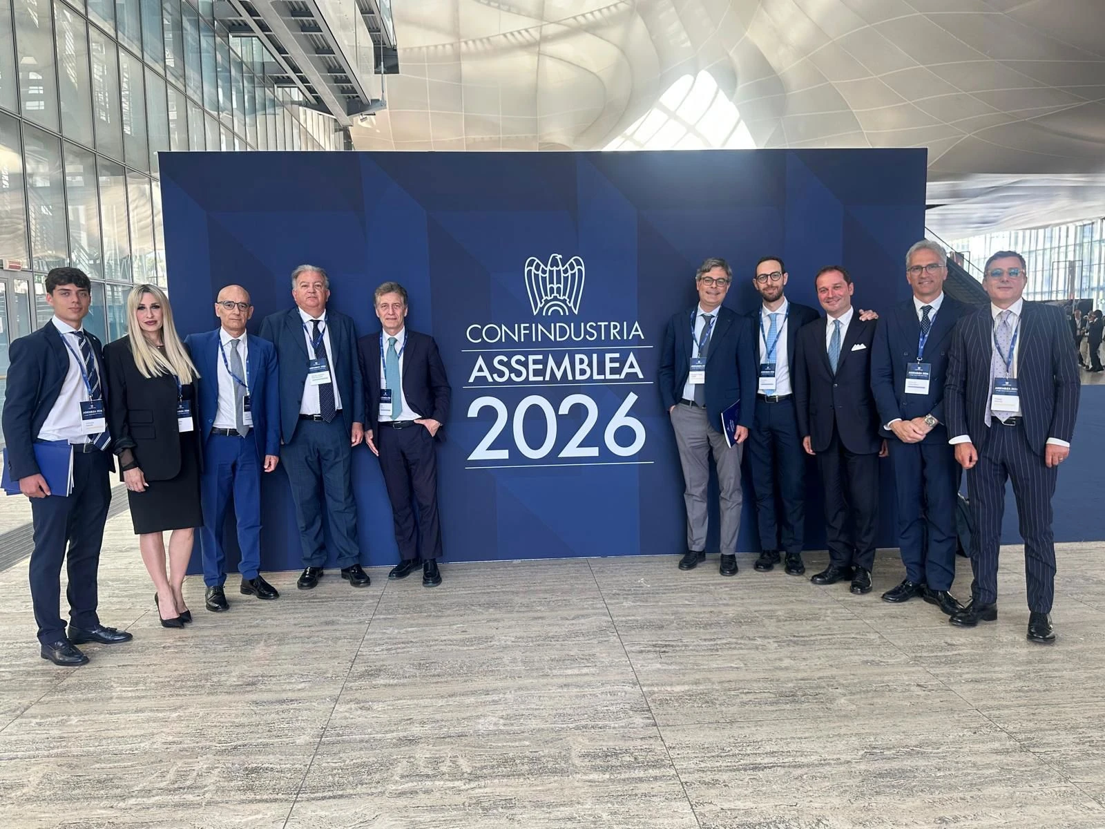 Unindustria Calabria all’assemblea nazionale di Confindustria: la delegazione calabrese a Roma con Ferrara e Mazzuca