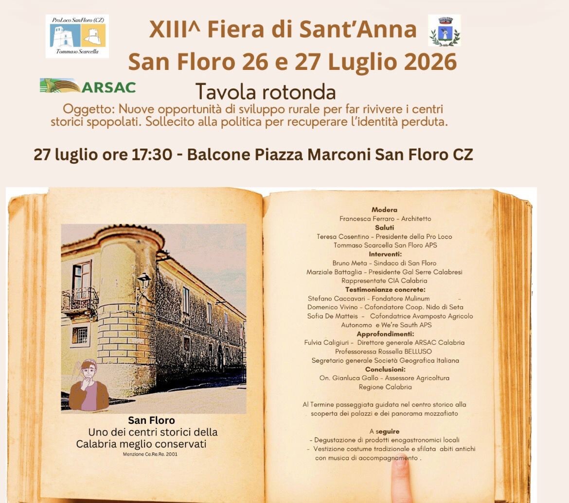 San Floro celebra la XIII^ Fiera in Festa di Sant'Anna images San Floro celebra la XIII^ Fiera in Festa di Sant'Anna