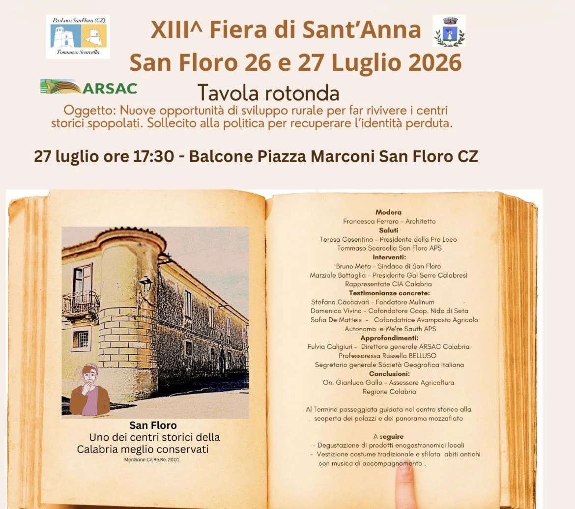 San Floro celebra la XIII^ Fiera in Festa di Sant'Anna 
