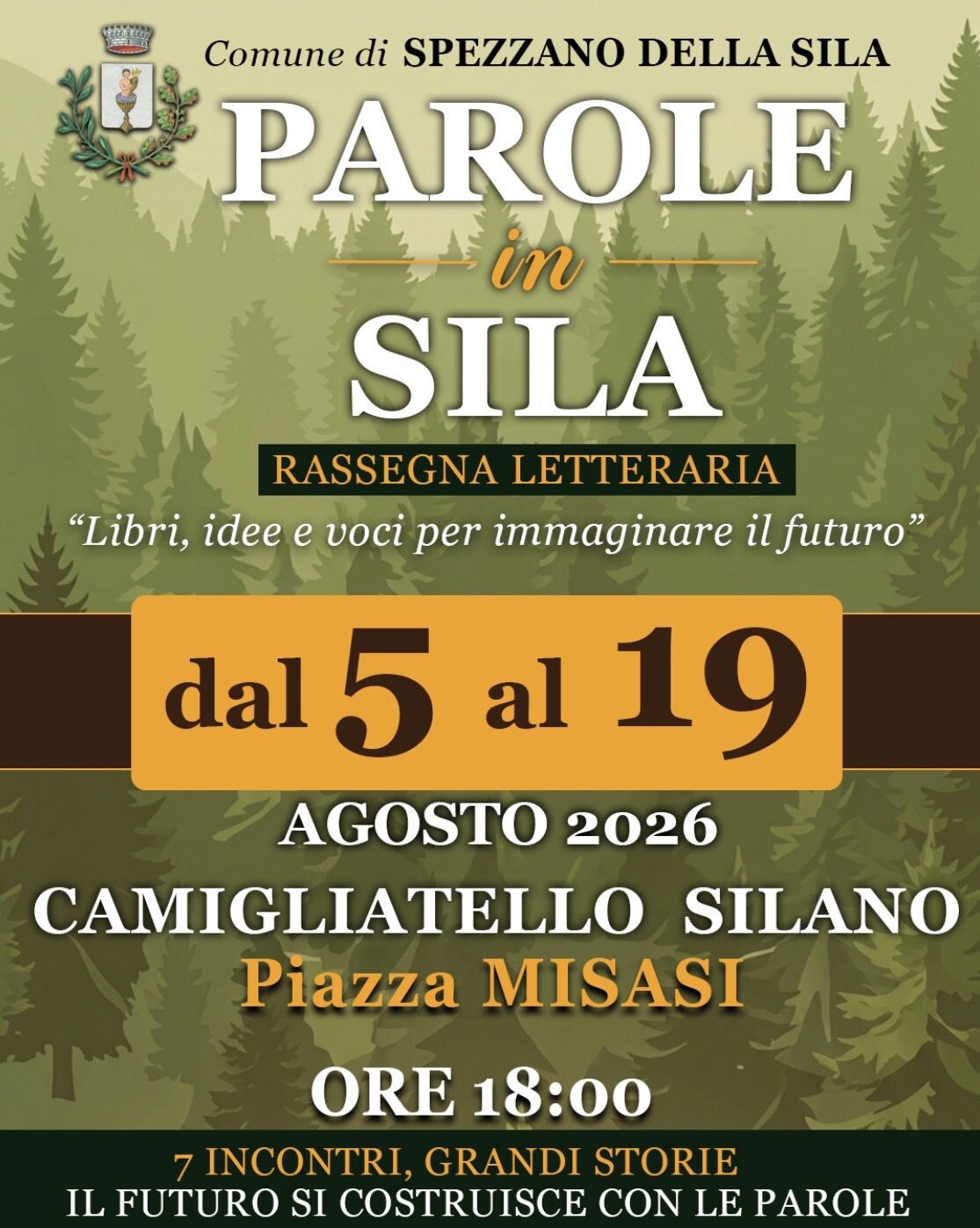 images Nasce "Parole in Sila": la letteratura incontra i grandi temi della Calabria e del Paese