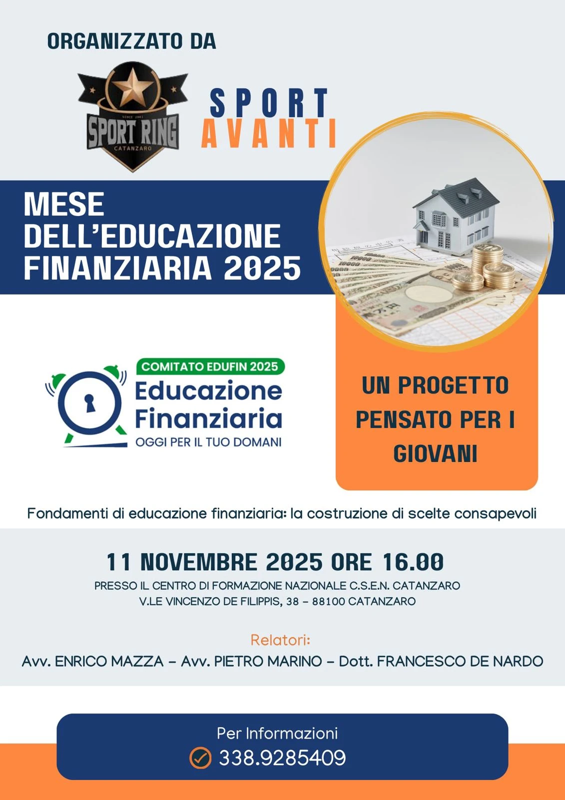 A Catanzaro un laboratorio avanzato di educazione finanziaria per i giovani del Centro di giustizia minorile
