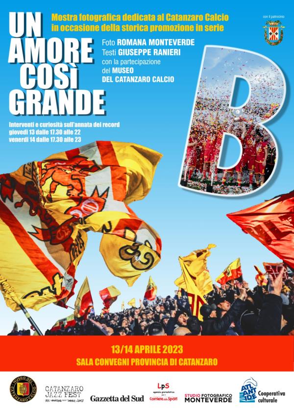 Un amore cosi grande: giovedì mostra fotografica dedicata al Catanzaro Calcio
images Un amore cosi grande: giovedì mostra fotografica dedicata al Catanzaro Calcio