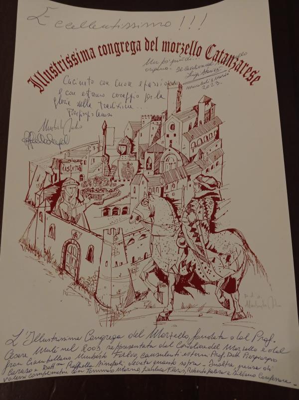 images L'Antica Congrega: &nbsp;“Catanzaro unica città al mondo in cui si può degustare l'Illustrissimo Morzello”