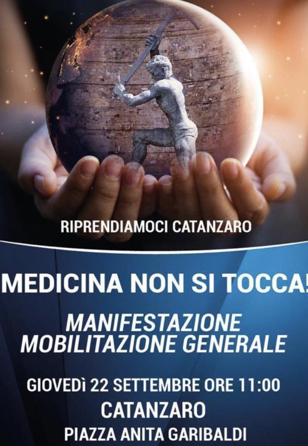 "Medicina non si tocca", giovedì Catanzaro scende in piazza  images "Medicina non si tocca", giovedì Catanzaro scende in piazza