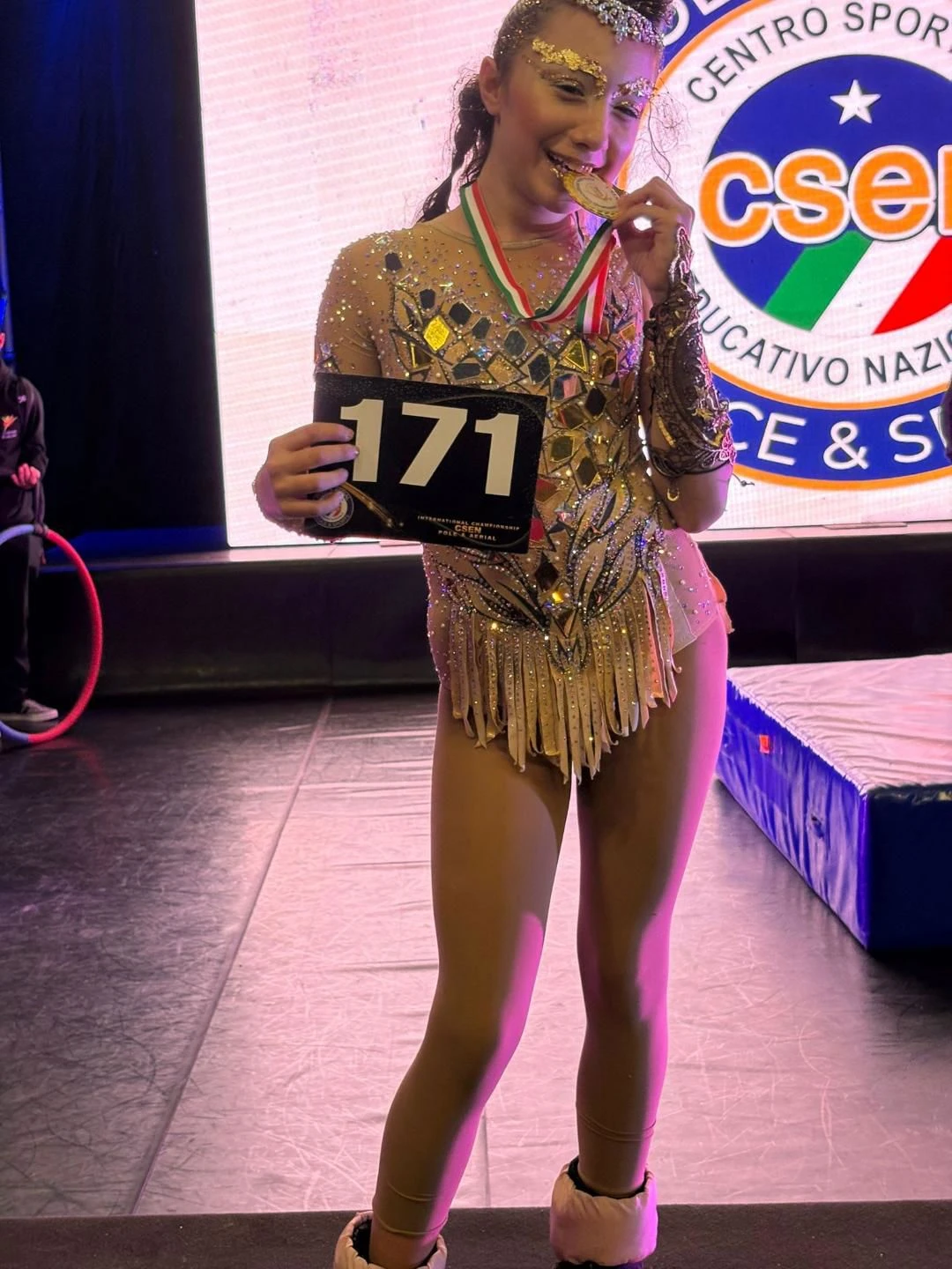 L'atleta vibonese Benedetta Capria conquista il titolo mondiale di Danza aerea under 14