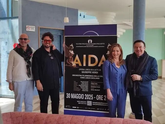 images Catanzaro, l'Aida di Verdi chiude la stagione del Politeama: presentata in conferenza stampa