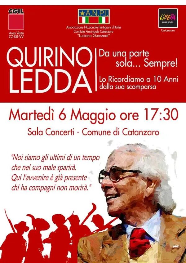 images Il Comitato provinciale ANPI Catanzaro ricorda&nbsp;Quirino Ledda