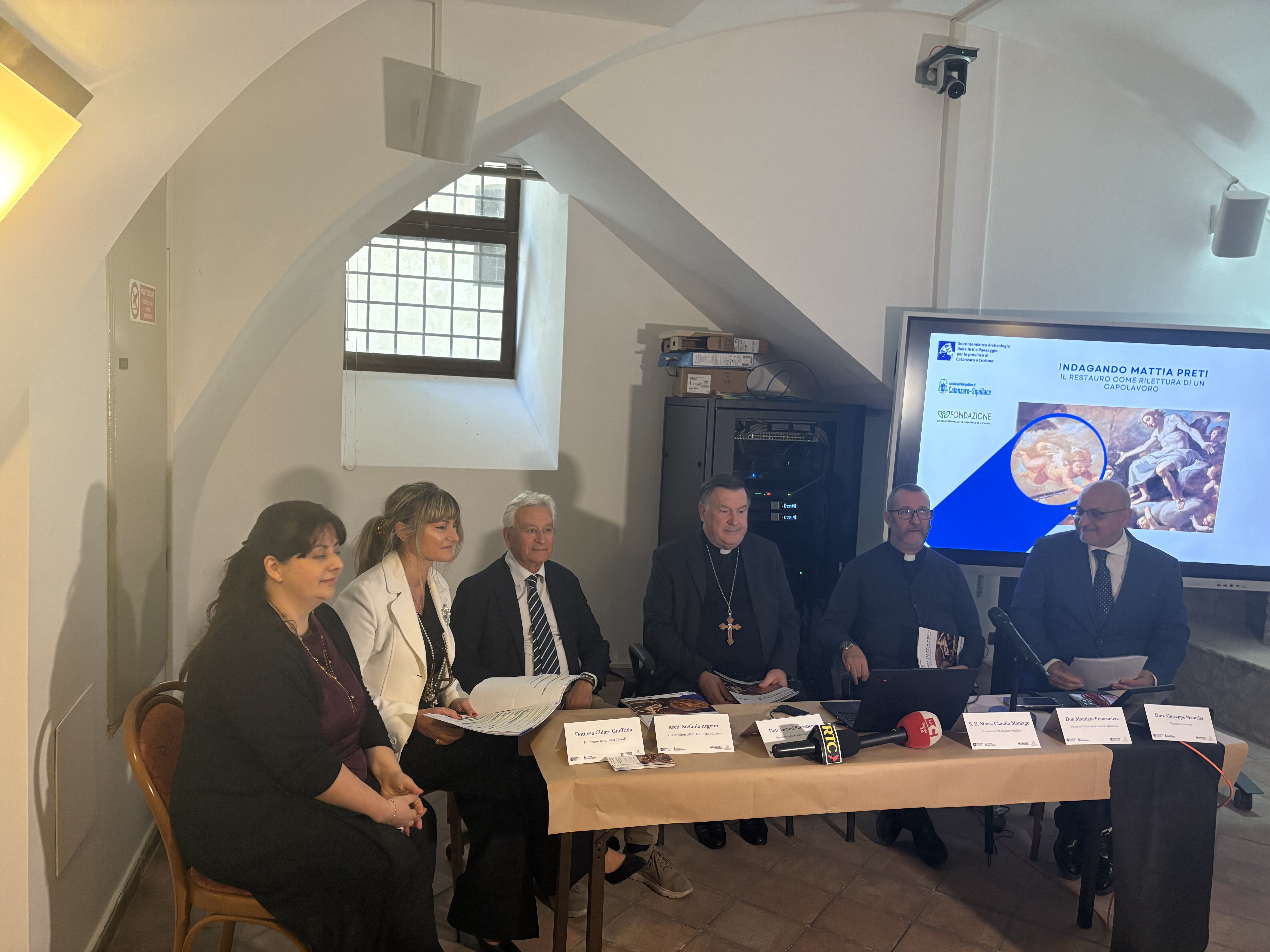 images Il “Patrocinio di Santa Barbara” di Mattia Preti torna a nuova vita: presentato a Catanzaro il progetto di restauro 
