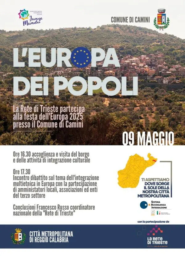 “Per un’Europa unita”, il messaggio che parte dal borgo di Camini nel Reggino images “Per un’Europa unita”, il messaggio che parte dal borgo di Camini nel Reggino