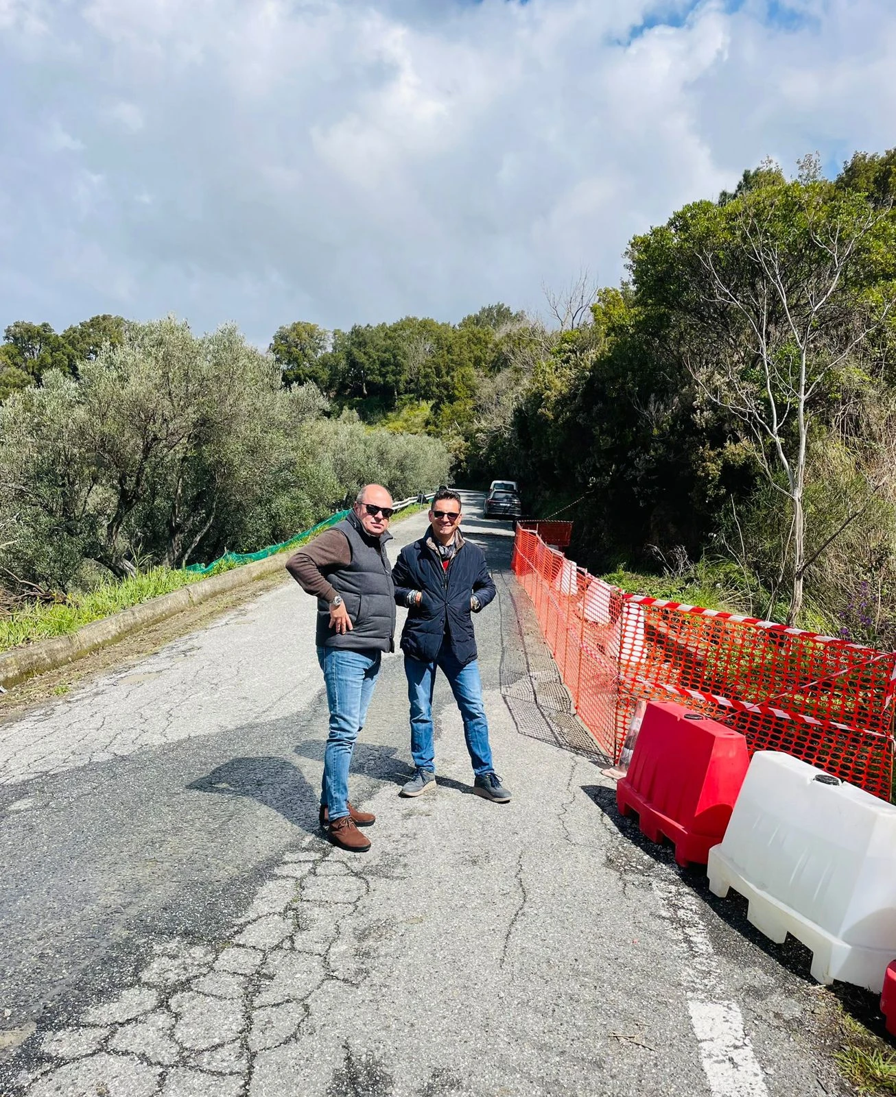 Settingiano, in corso la riapertura della SP 42