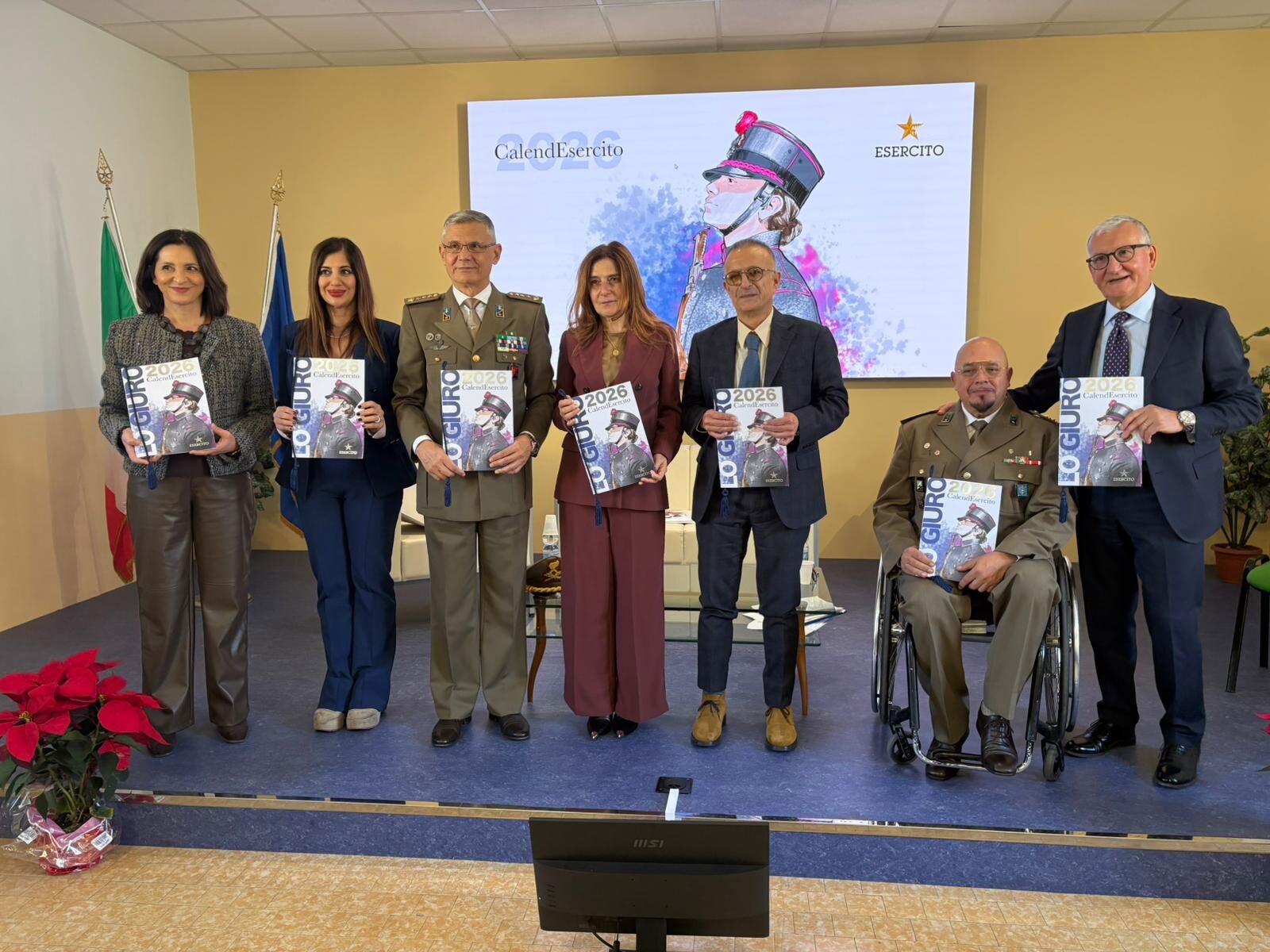 images "Lo giuro!", presentato a Catanzaro il calendario 2026 dell'Esercito 