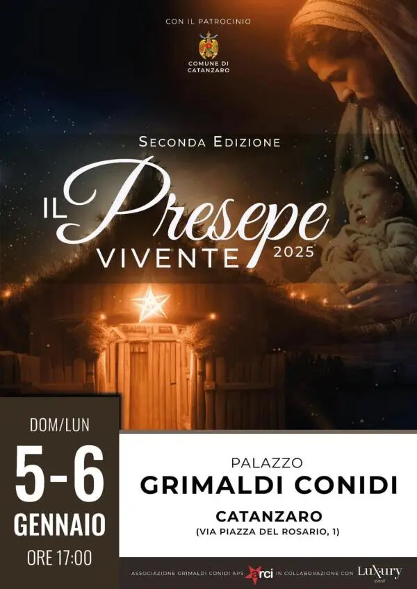 images Catanzaro, la magia del presepe rivive a Palazzo Grimaldi Conidi il 5 e il 6 gennaio 