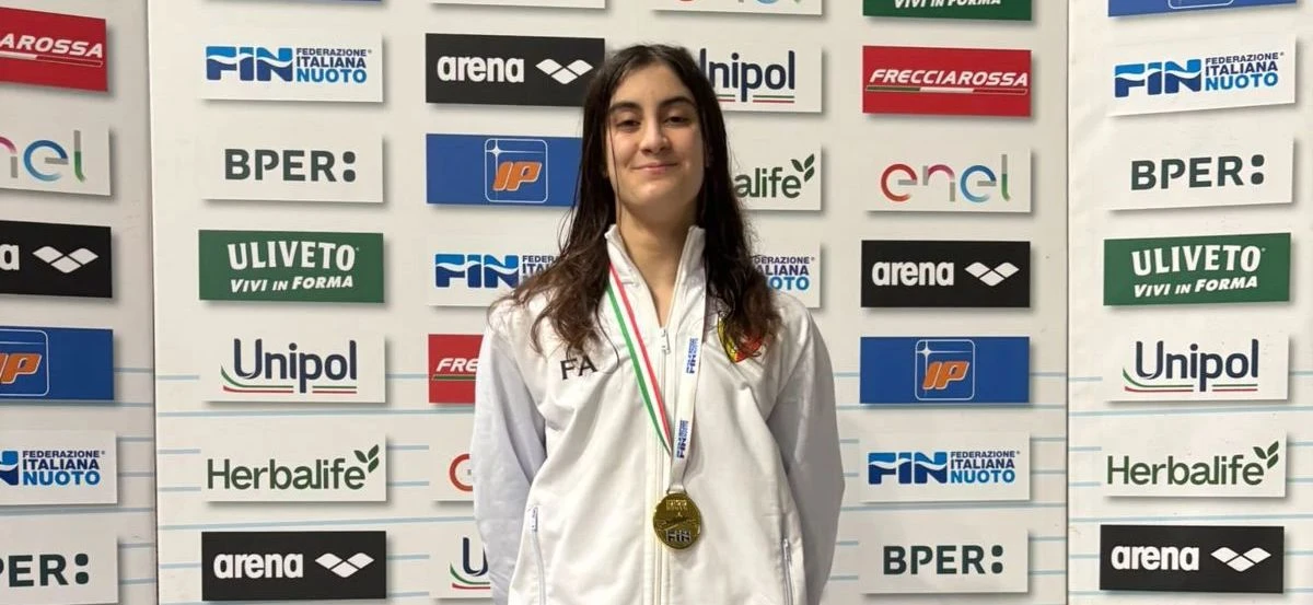 Dalla III C dell'IC Casalinuovo di Catanzaro Federica Alampi sul podio dei campionati nazionali Lifesaving