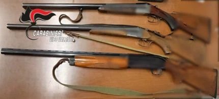Controlli a tappeto nel Vibonese: sequestrati fucili, cartucce e polvere da sparo
