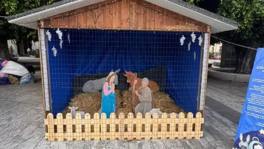 images Reggio Calabria, danneggiato il presepe dell’inclusione