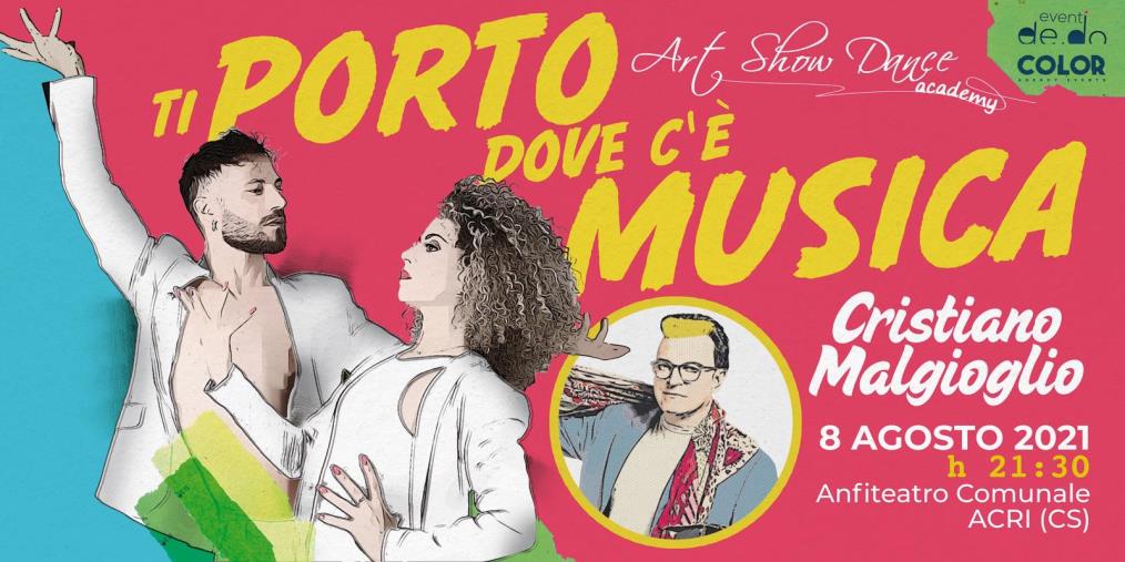 images Acri. Spettacolo, l'8 agosto all'Anfiteatro comunale arriva Malgioglio per “Ti porto dove c’è musica”