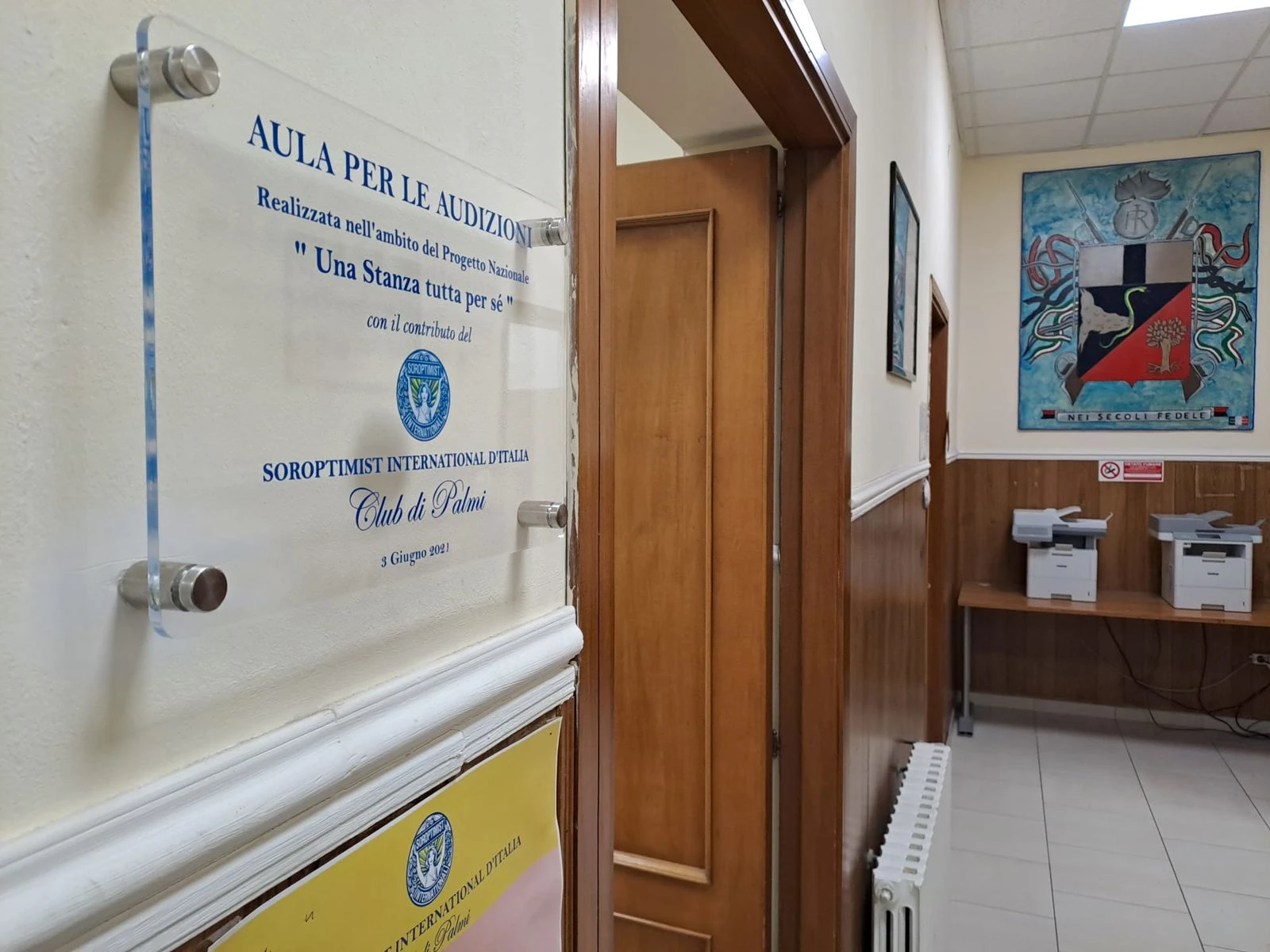 "Una Stanza tutta per sé…portatile", il Soroptimist di Palmi dona ai Carabinieri un kit contro la violenza di genere