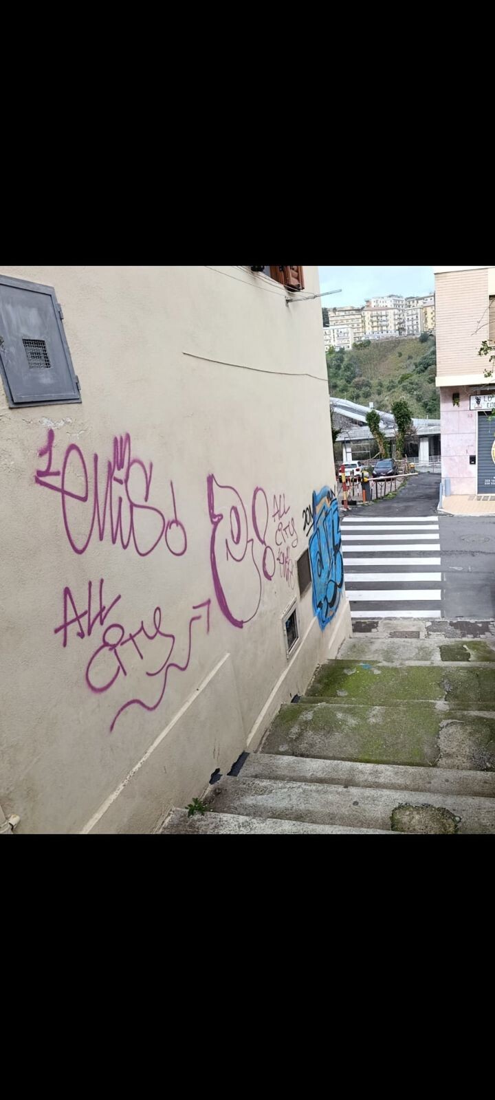 images Muri imbrattati con la sigla ‘Emis’: Cara Catanzaro pronta alla denuncia