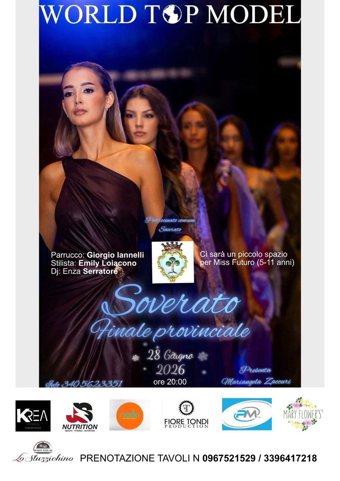 Concorso provinciale di bellezza "World Top Model" a Soverato 