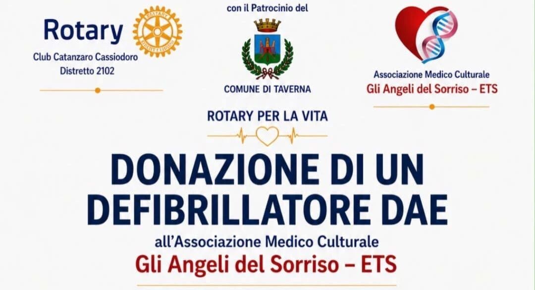 Taverna (CZ): Rotary per la Vita: un gesto concreto che può salvare una vita images Taverna (CZ): Rotary per la Vita: un gesto concreto che può salvare una vita